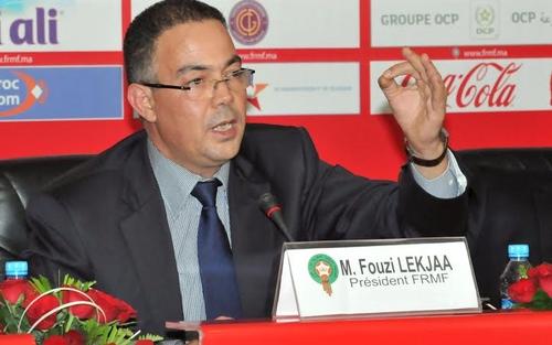 فوزي لقجع يهنئ فريق الكوكب المراكشي بالتأهل الأفريقي‎