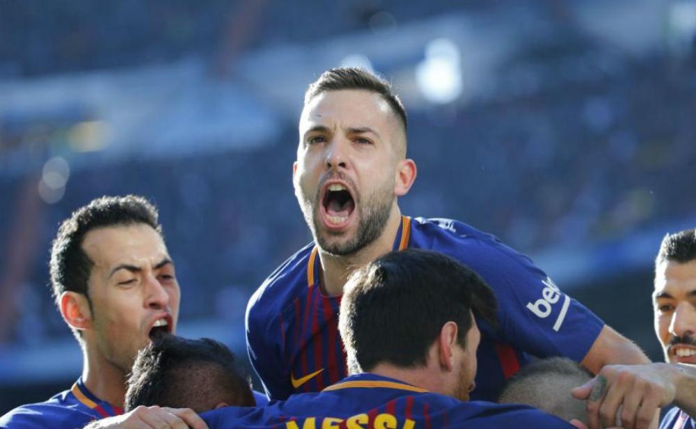 جوردي ألبا: أتمنى خسارة ريال مدريد أمام يوفنتوس