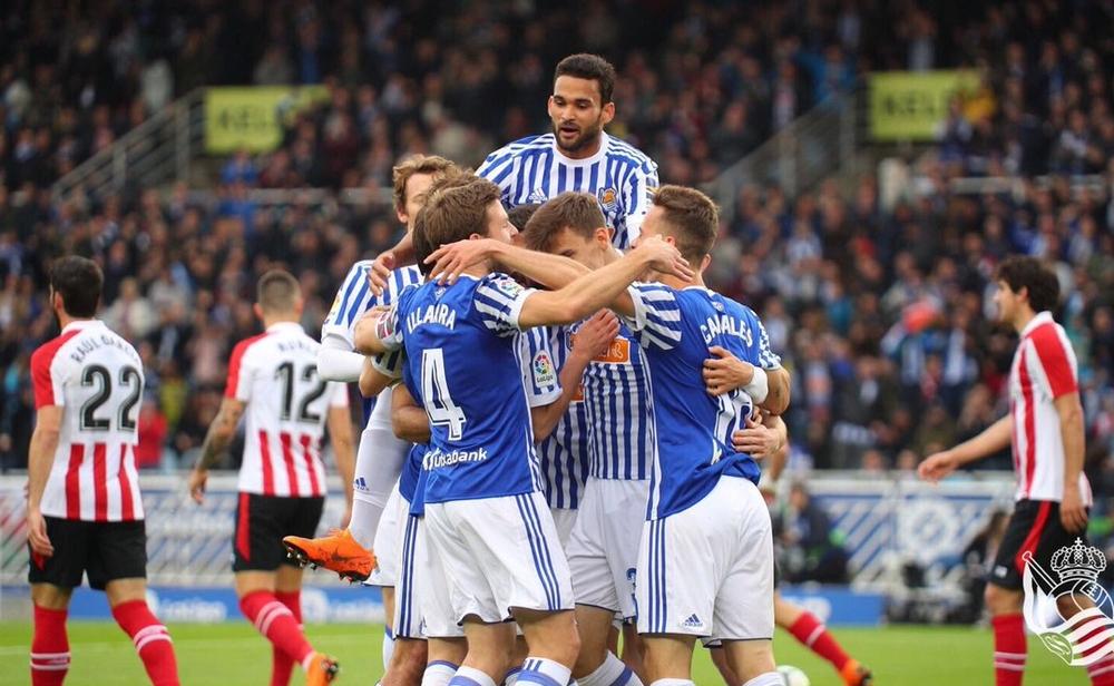 ريال سوسييداد يهزم أتلتيك بلباو في ديربي الباسك