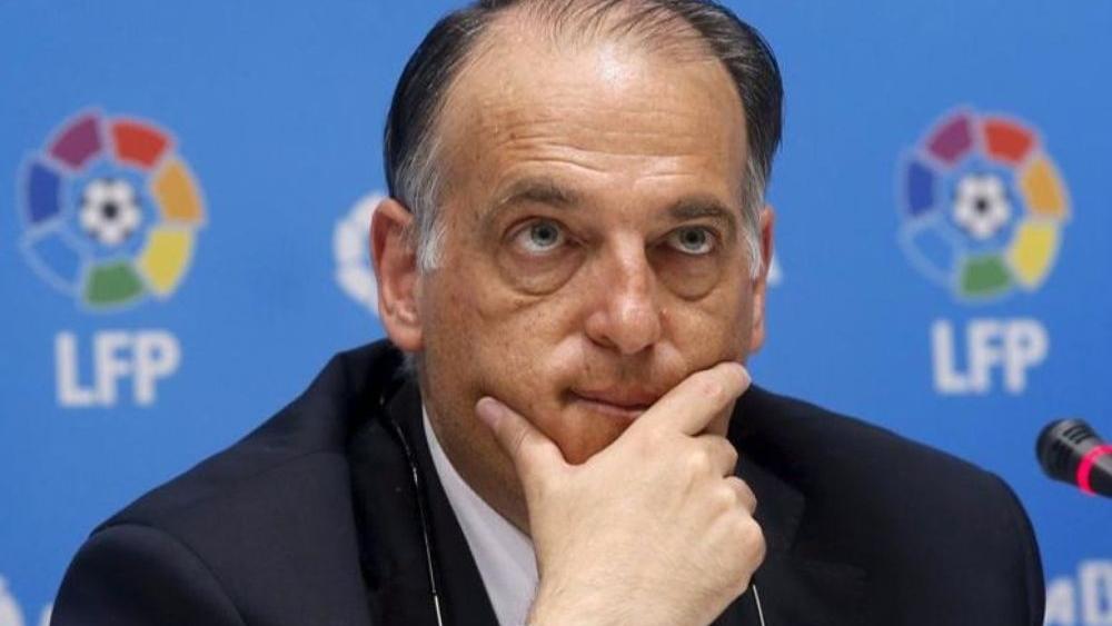 رئيس رابطة "الليغا" يتوقع مستقبل رونالدو وغريزمان