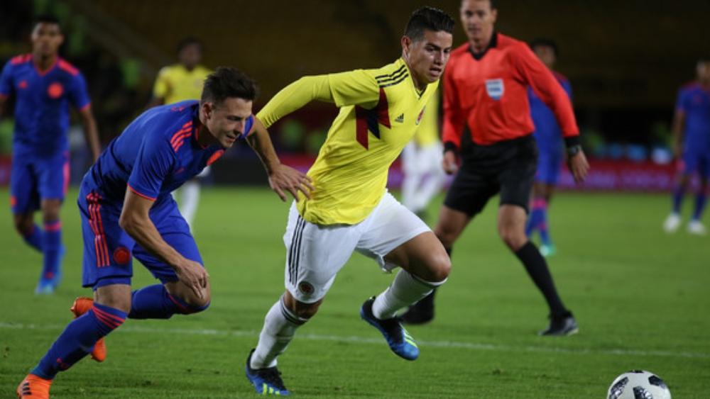 خاميس يعود إلى تدريبات كولومبيا قبل لقاء اليابان