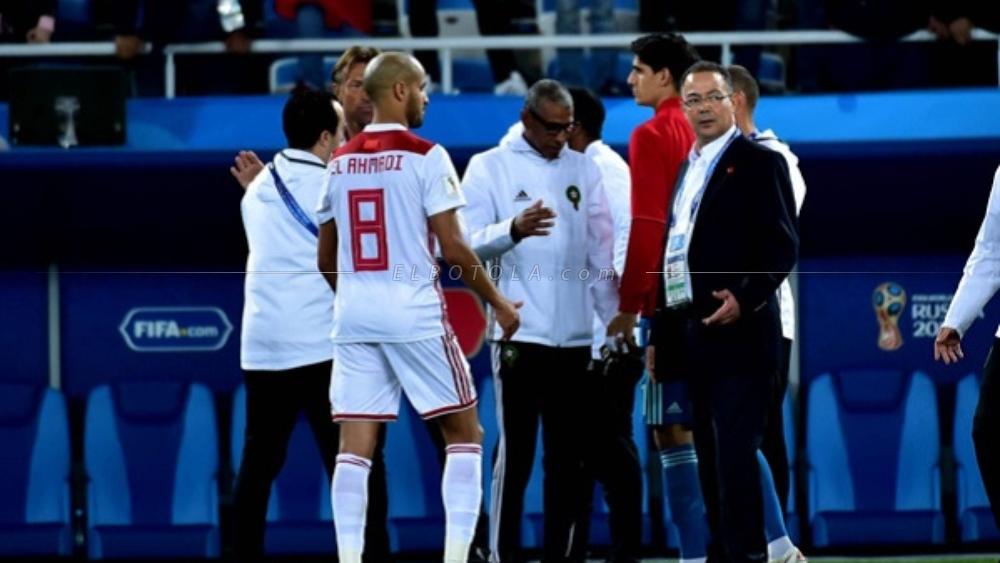 "الفيفا" تغرم المغرب 62 مليون سنتيم بسبب اقتحام لقجع لأرضية ملعب مباراة إسبانيا