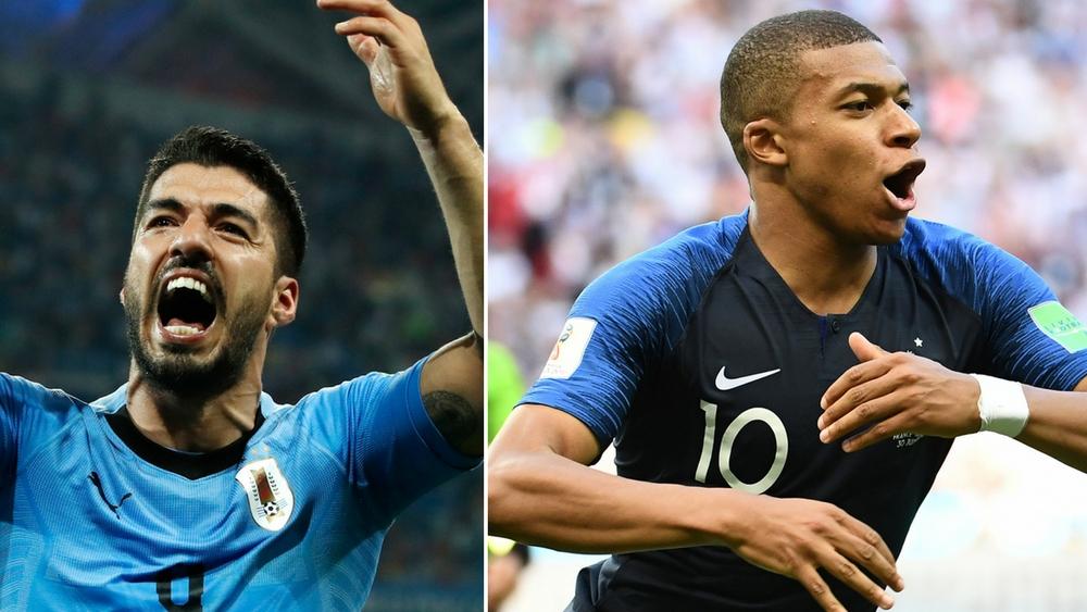 التشكية الرسمية: فرنسا - الأوروغواي