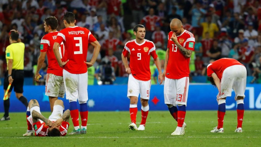 المنتخب الروسي يشكر جماهيره بطريقة خاصة