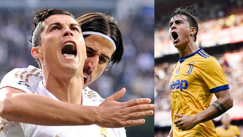 خضيرة وديبالا يرحبان بكريستيانو في يوفنتوس