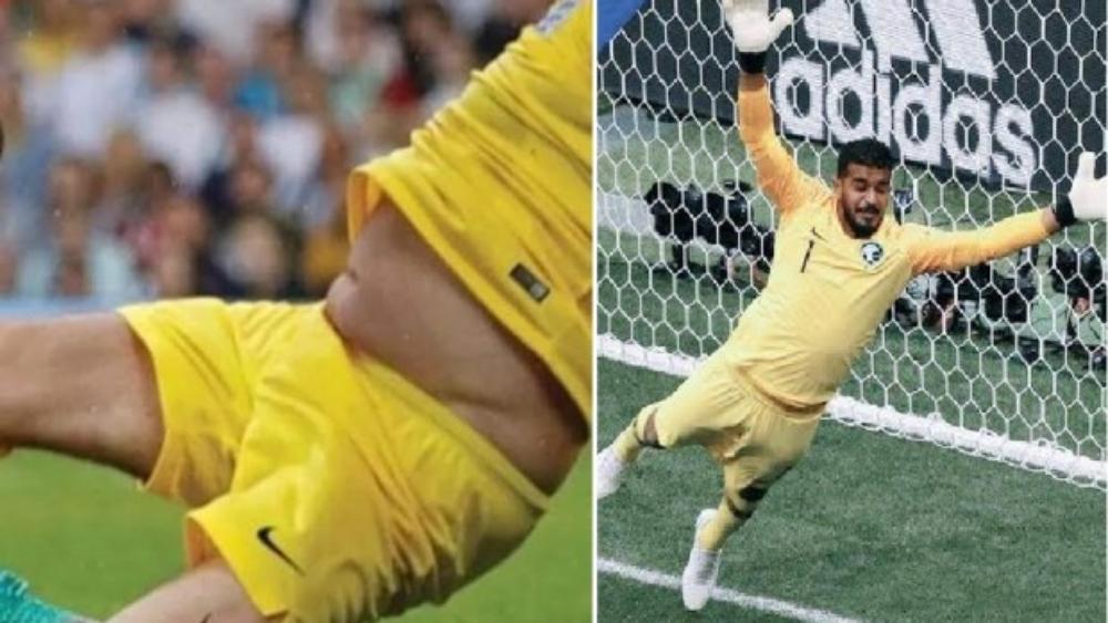 بالفيديو | حارس السعودية يرد على سخرية العالم منه