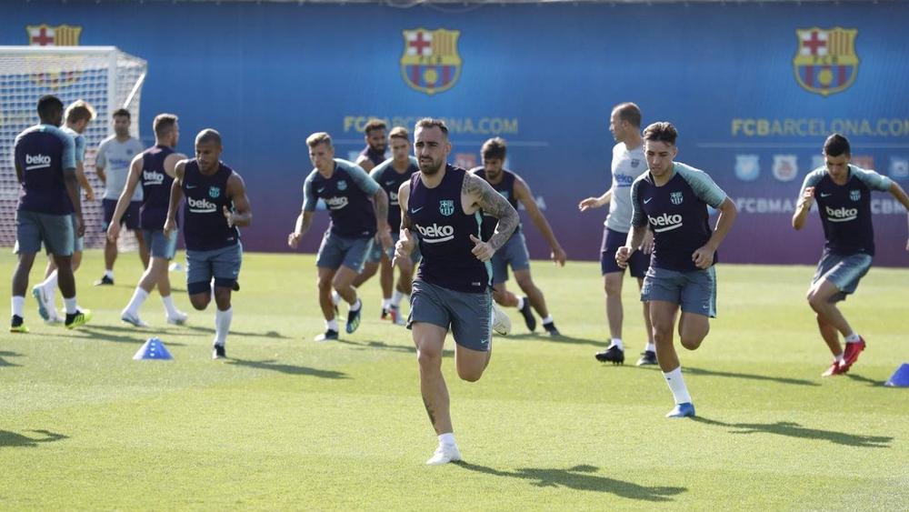 سبعة ناشئين يشاركون في تدريبات برشلونة