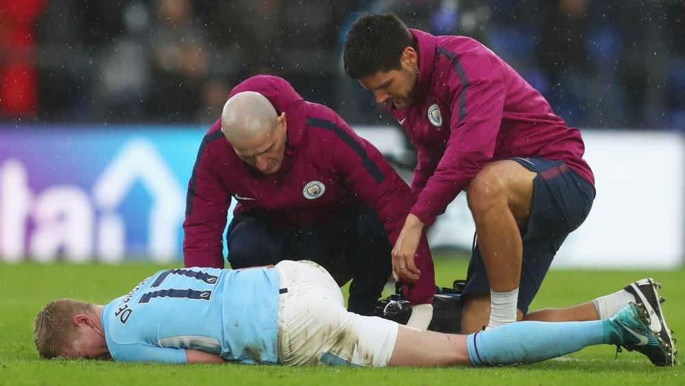 دي بروين يتعرّض لإصابة في الركبة ضمن تداريب السيتي