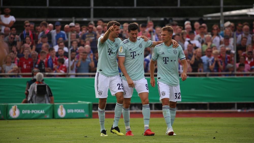 ليفاندوفسكي ينقذ بايرن من الإحراج في كأس ألمانيا