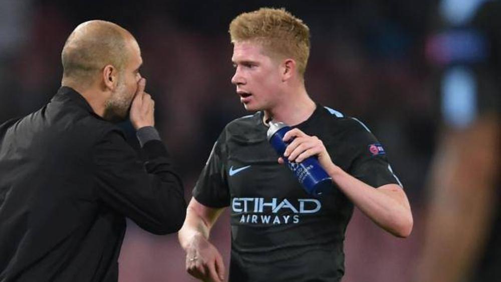 جوارديولا: "دي بروين ليس للبيع حتى وإن دفعوا 250 مليون يورو"