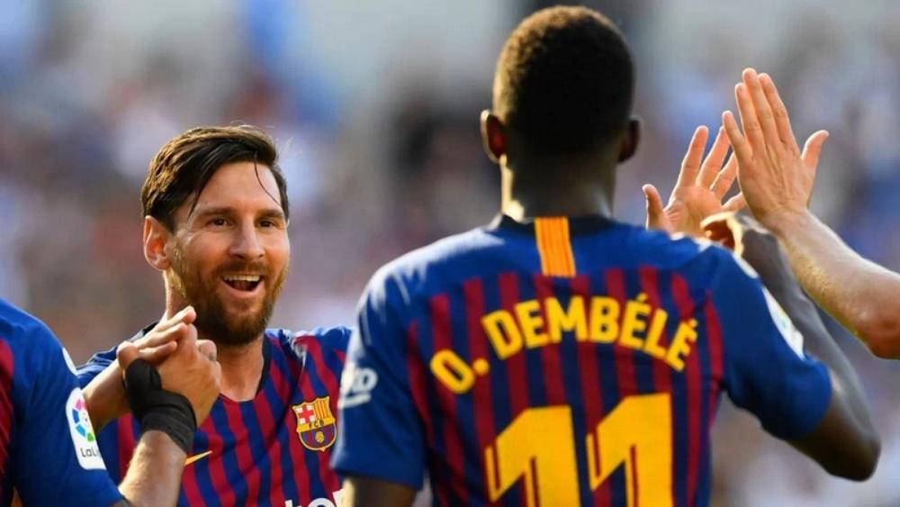 شراكة ميسي وديمبلي تضاعف قوة برشلونة