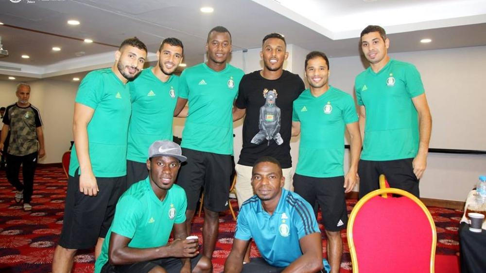 الورفلي يزور بعثة أهلي طرابلس الليبي منافس الوداد في البطولة العربية