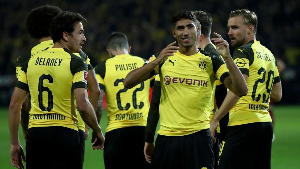 حكيمي.. أول مشاركة كأساسي وأول هدف في الدوري الألماني