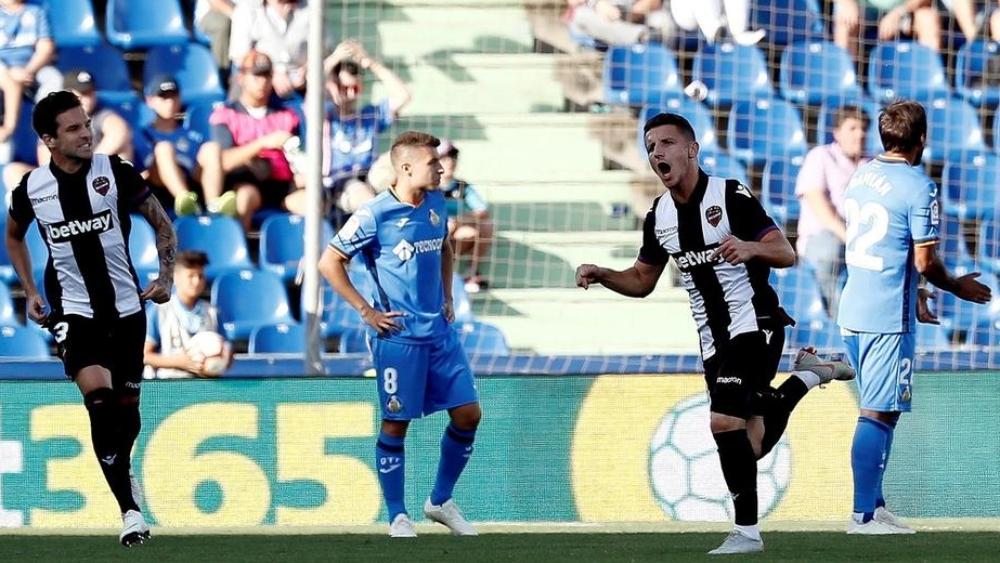 ليفانتي يقتنص فوزاً ثميناً من ملعب خيتافي