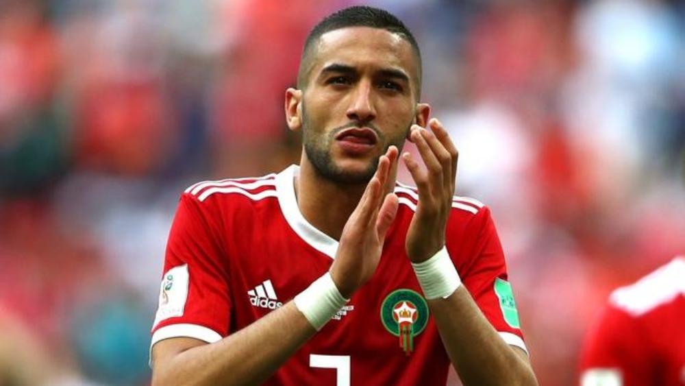 حكيم زياش يحتفل بهدف فجر في مرمى جرز القمر بـ"طريقة خاصة"