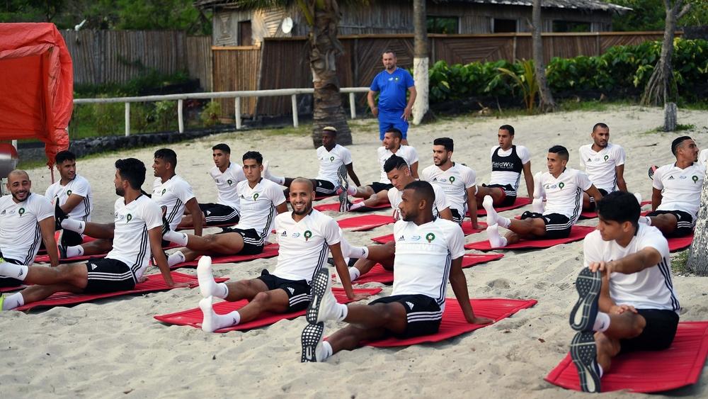 المنتخب الوطني يخوض أول حصة تدريبية بعاصمة جزر القمر "موروني"