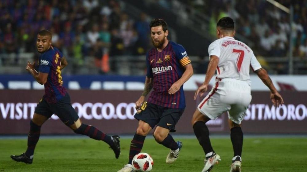 إشبيلية يسعى لكسر عقدة دامت لـ 16عاماً أمام برشلونة