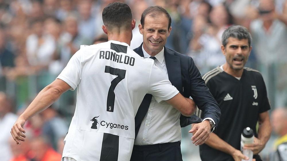 أليغري: "رونالدو هادئ للغاية .. ويُسخِّر نَفْسه للفريق"