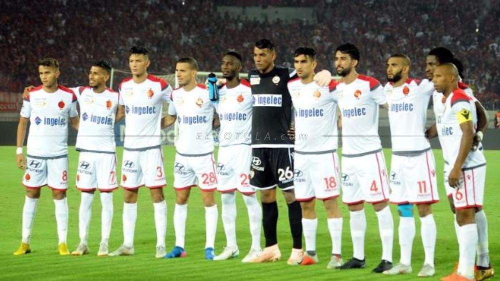 مدرب الوداد يستدعي لائحة من 19 لاعبا لمواجهة المولودية الوجدية وغياب جيبور