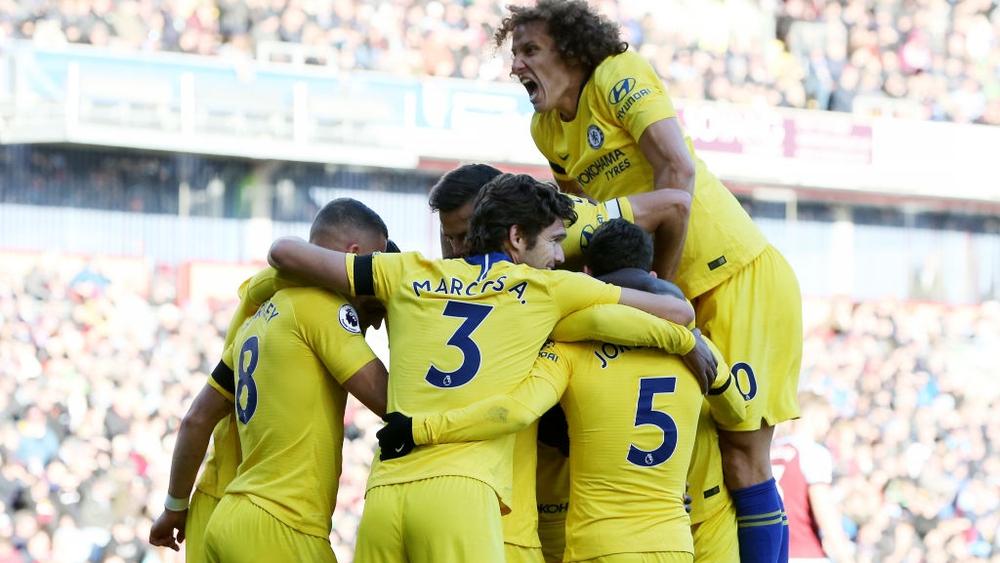 تشيلسي يأبى الرحمة وينهش جثة بيرنلي الهامدة