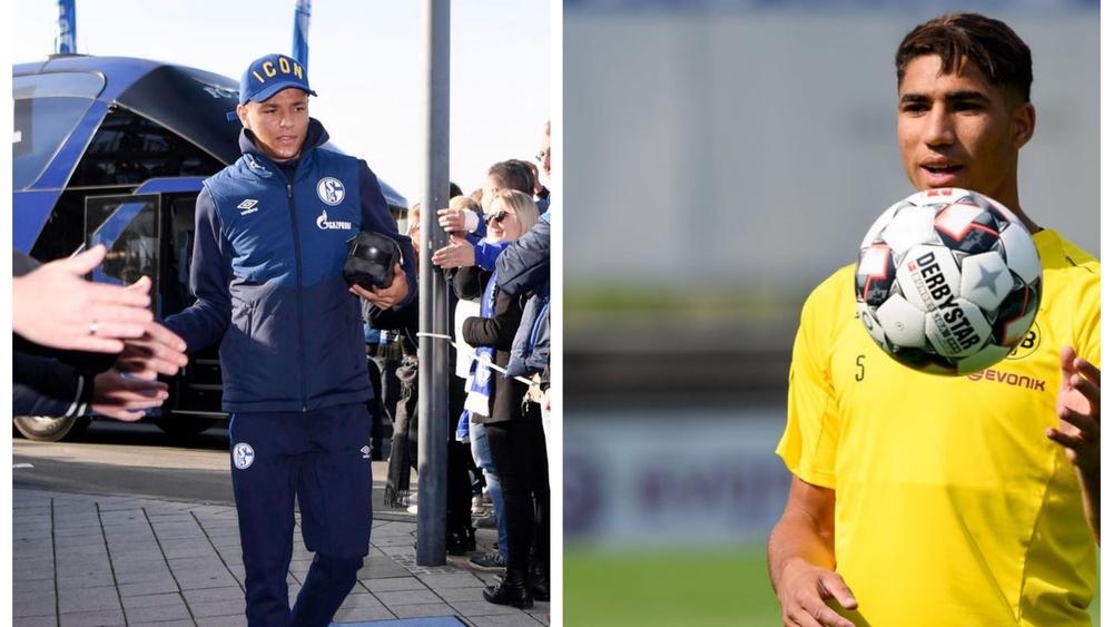 حكيمي وحاريت أساسيان مع دورتموند وشالكه04