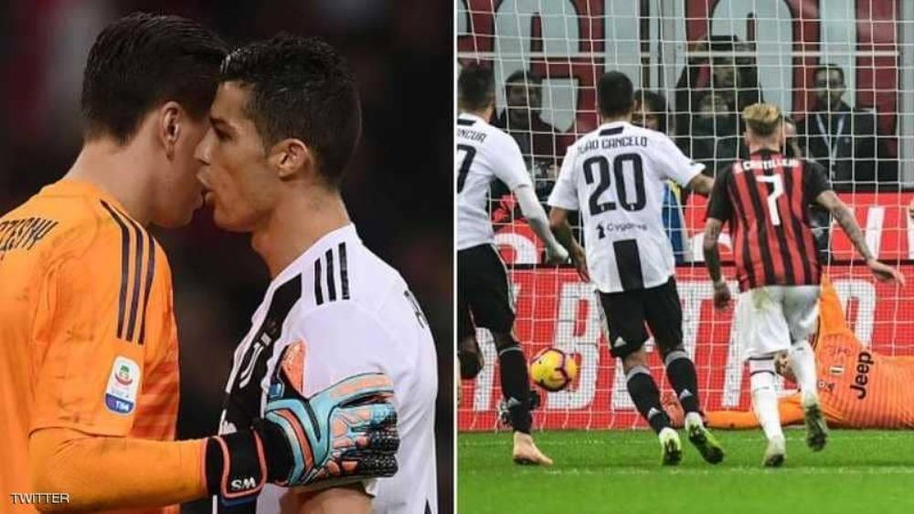 حارس يوفنتوس يكشف نصيحة رونالدو قبل ركلة هيغواين