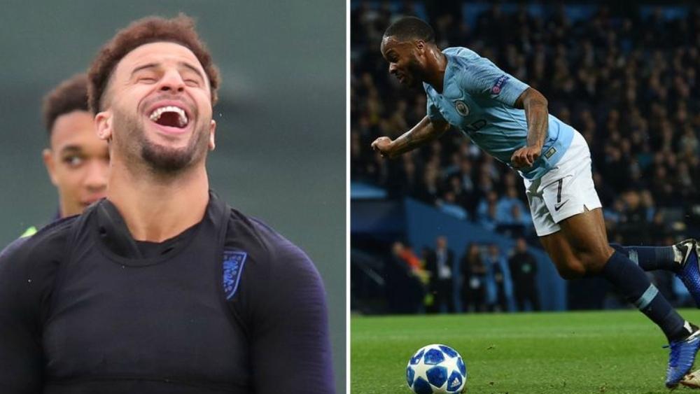 بالفيديو | ووكر يسخر من ستيرلينج وطريقة سقوطه ضد شاختار