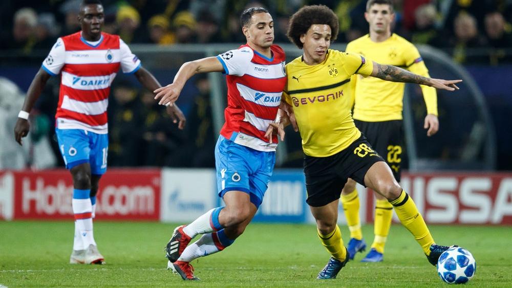 أمرابط "نجم مباراة" دورتموند وكلوب بروج