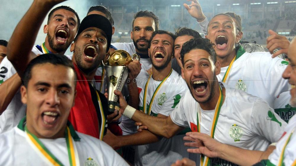 أندية البطولة الاحترافية تهنئ فريق الرجاء بعد تتويجه بلقب كأس الكونفدرالية للمرة الثانية في تاريخه