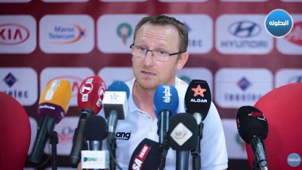 غولمان: "لانستحق الهزيمة اليوم أمام الوداد و غابت عنا النجاعة الهجومية"