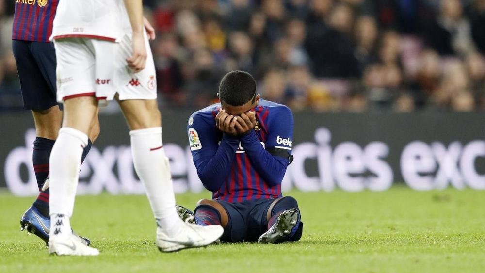 رسميا: برشلونة يكشف مدة غياب مالكوم