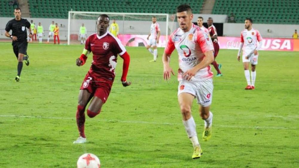 الحسنية تحسم مواجهة "جينيراسيون فوت" السنغالي بثنائية