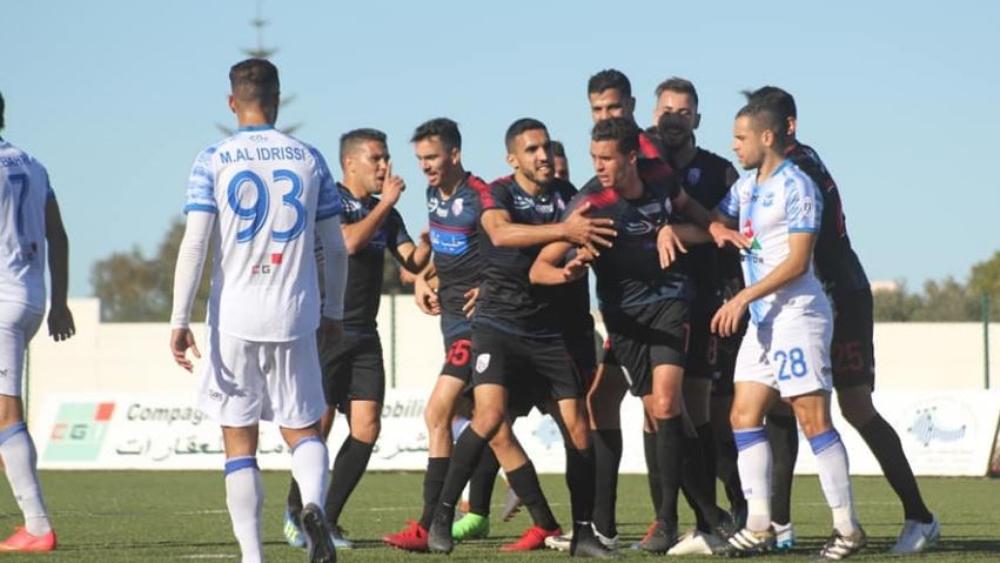 المغرب التطواني يدك شباك مضيفه الحسيمي برباعية