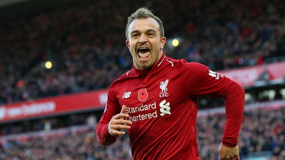 شاكيري غارق في "شعور جميل" بعد ثنائيته في شباك يونايتد