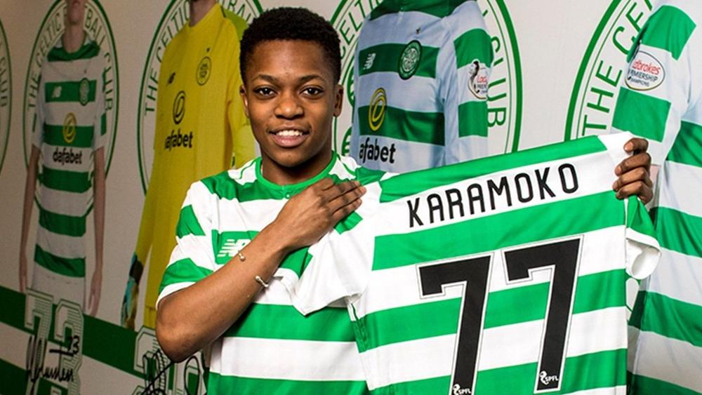 لاعب بعمر 15 سنة يوقع عقداً احترافياً مع سيلتيك