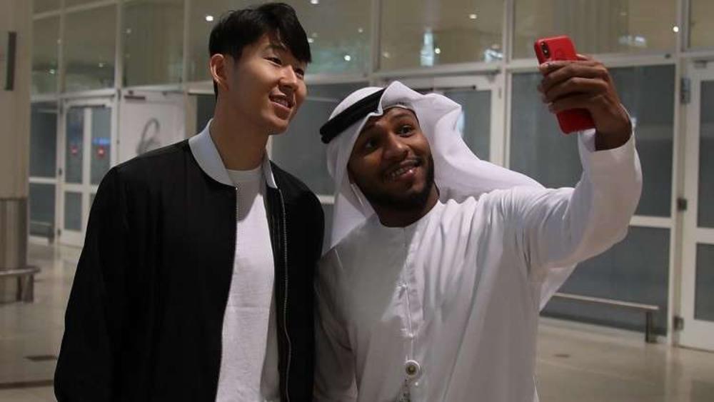 أمم آسيا 2019 | سون يصل الإمارات وسط استقبال حافل