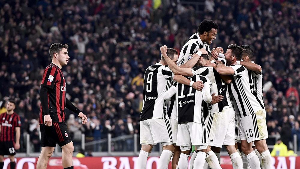 تفوق كاسح ليوفنتوس في مباريات ميلان