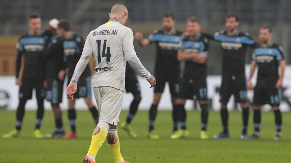 الإنتر يلقى مصير كبار إيطاليا ويودع الكأس على يد لاتسيو