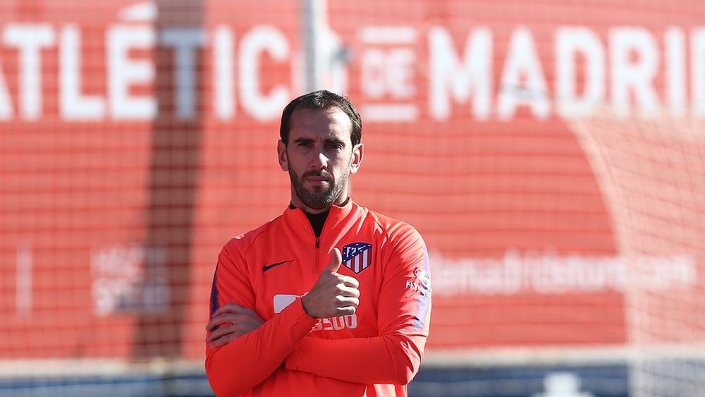غودين يسجل عودته إلى تداريب أتليتيكو مدريد