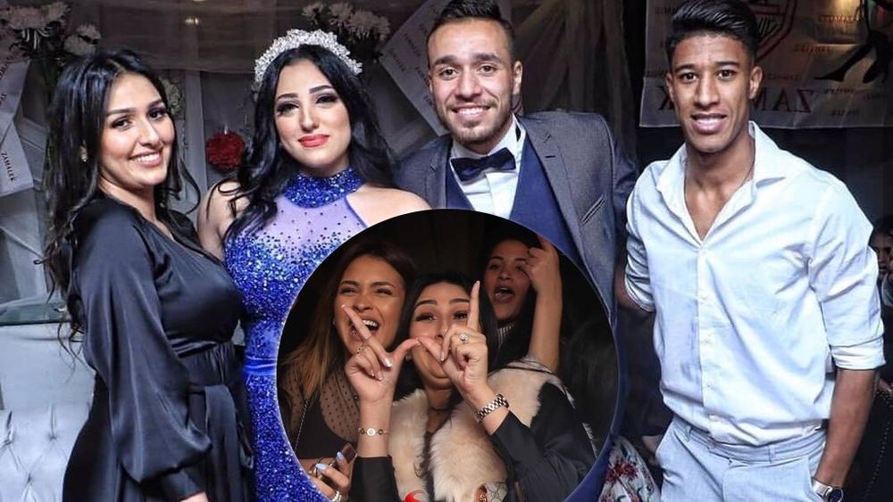 زوجة أحداد تجذب الانتباه بجمالها.. وبحركةٍ تكشف حبها للوداد