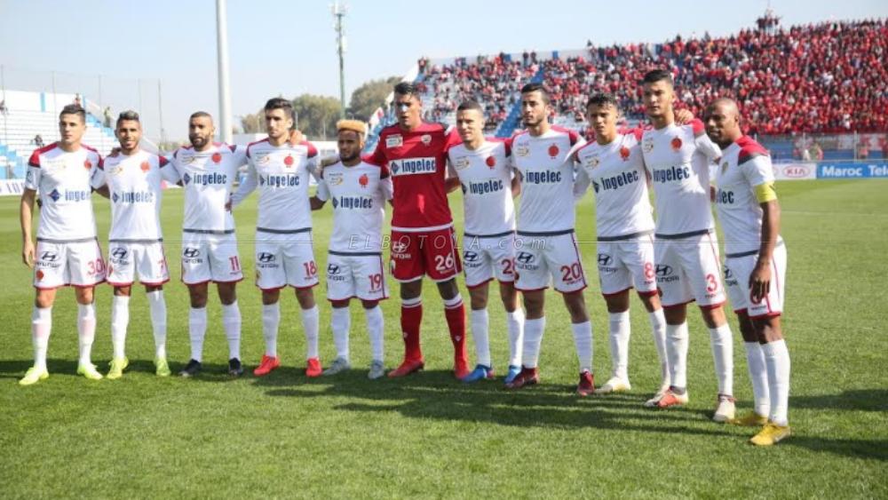 التشكيلة الرسمية للوداد في مواجهة لوبي ستارز النيجيري