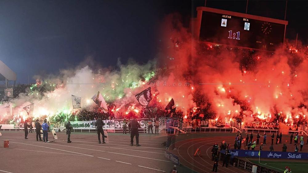 جماهير الجيش الملكي و الرجاء في المركز الثاني "عالميا"