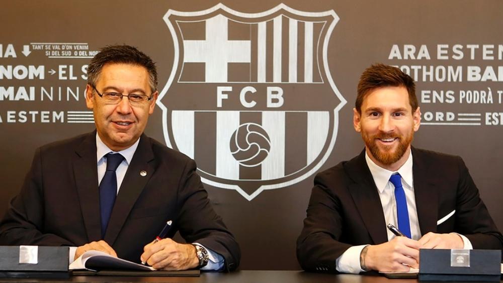 برشلونة يحضر لعرض عقد جديد على ليونيل ميسي