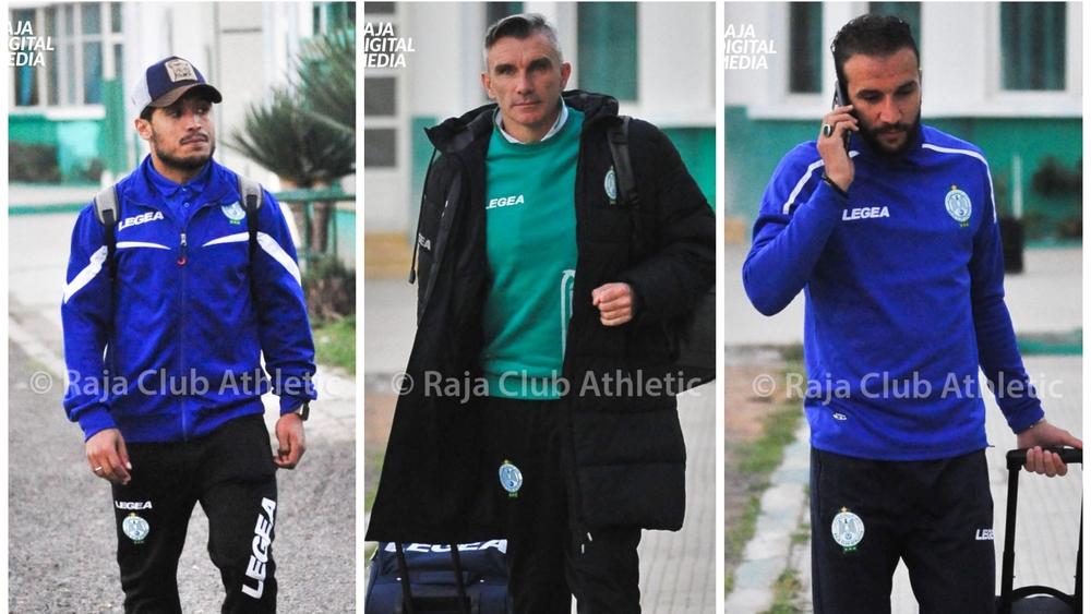 بعثة الرجاء تتَّجِه جواً إلى وجدة .. و"النسور" يستعيدون لاعبهم أمام نهضة بركان