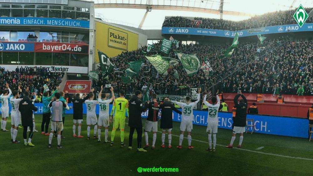 بريمن يواصل نتائجه الإيجابية وينعش آماله في التأهل إلى إحدى البطولات الأوروبية