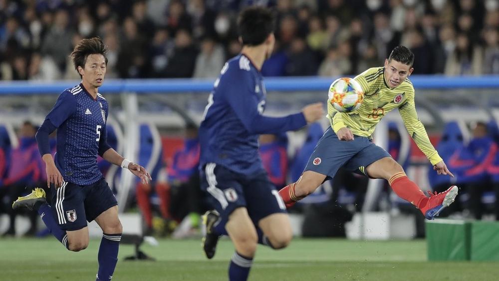 كولومبيا تتغلب على اليابان بهدف فالكاو