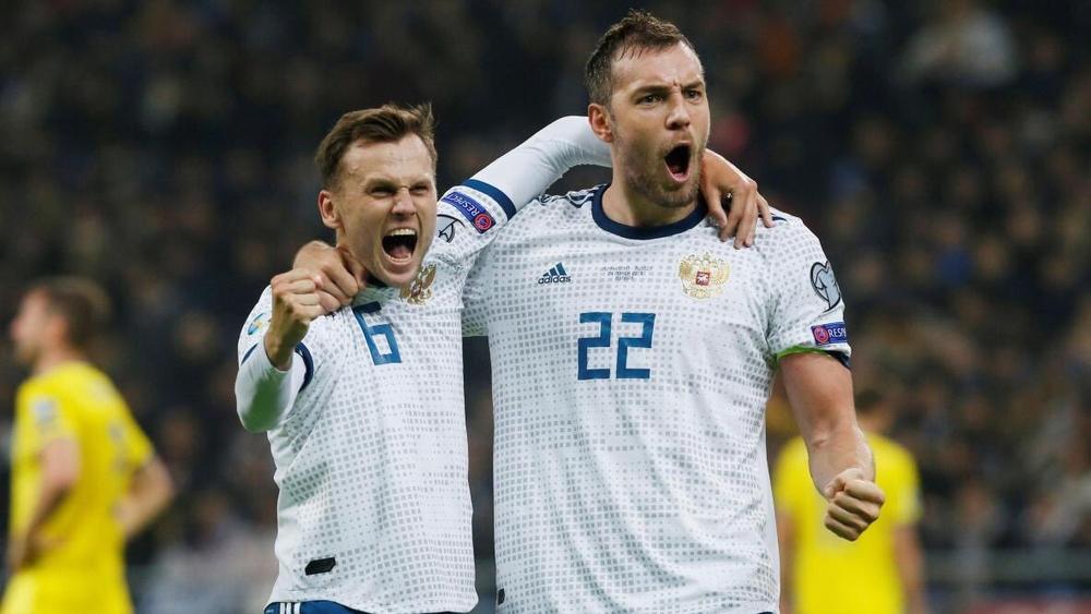 روسيا تكتسح كازاخستان في تصفيات كأس أوروبا