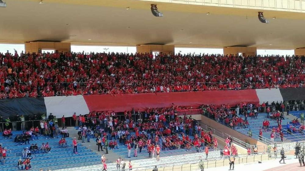 "الوينرز" تستعد لرفع "تيفو" في مباراة الديربي" أمام الرجاء