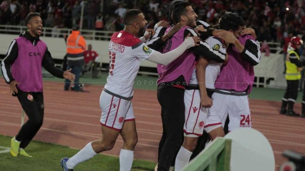 الوداد تحسم "موقعة الرباط" أمام سان داونز بثنائية قبل لقاء العودة في بريتوريا