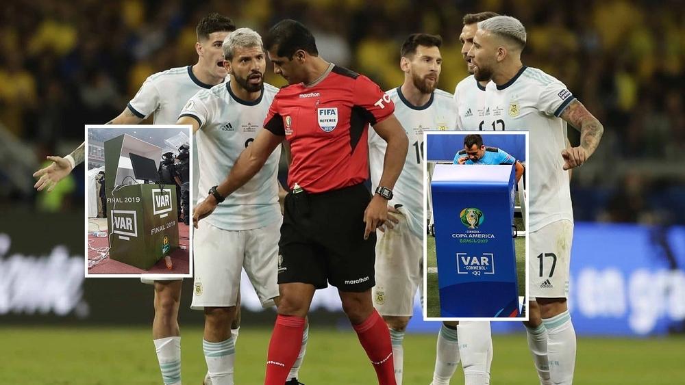 "فضيحة" رادس كادت أن تتكرر في كوبا أمريكا.. عطب في الـ"VAR" قبل انطلاق مباراة البرازيل والأرجنتين!